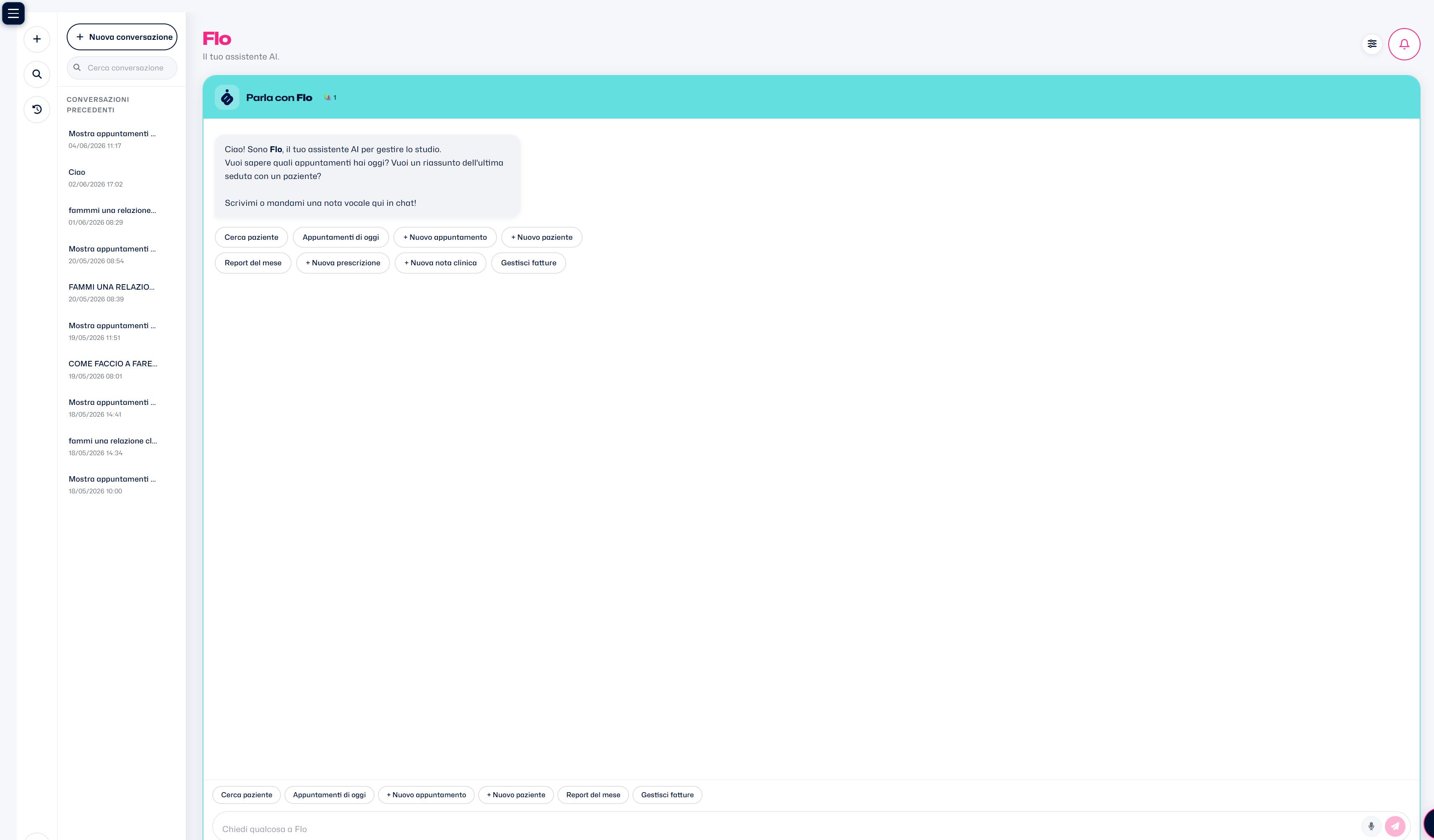 Assistente AI — chat desktop